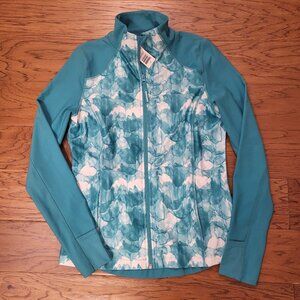 Mondetta athletic jacket - Teal and white - Small - New